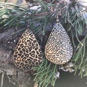 New Anju Brass Giraffe Earrings